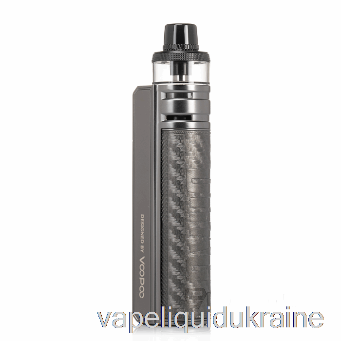 Vape Liquid Ukraine VOOPOO Drag H80S Pod Mod Kit Grey Carbon Fiber